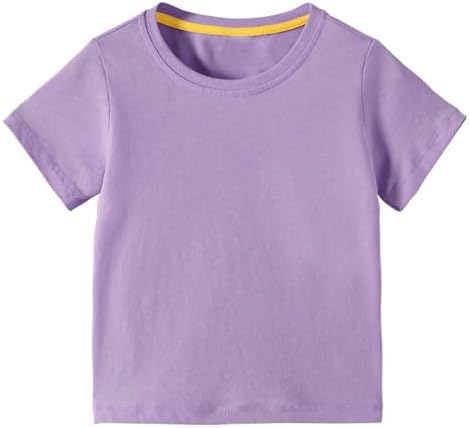 Toddler Girls Summer Tracksuit Set with Short Sleeve T-Shirt