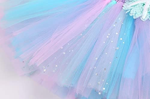 Koatobbor Girls Mermaid Costume Tutu for Halloween