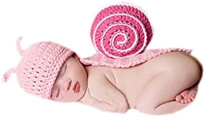 Sihgrog Newborn Baby Snail Adjustable Photography Outfits for Boys and Girls
