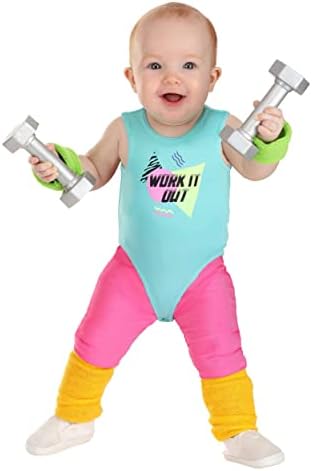 Back to 80s Baby Workout Costume
