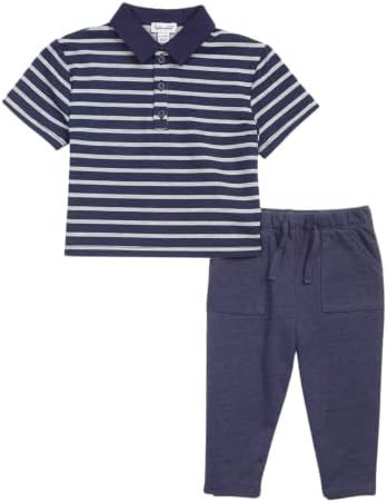 Splendid Boys Blue Ink Stripe Shirt Sleeve Set