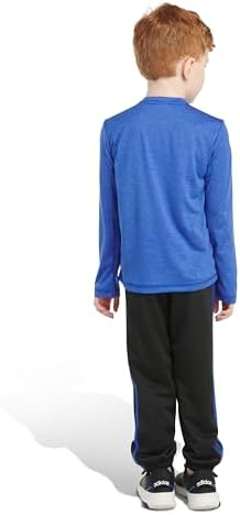 Adidas Boys 2-Piece Poly Mlange Tee Joggers Set