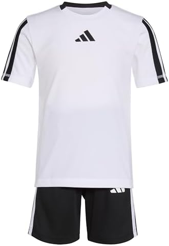 Adidas Boys 3-Stripe Soccer Set