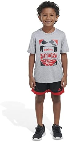 Adidas Boys 2-Piece Game Time Short Set Comfort Style