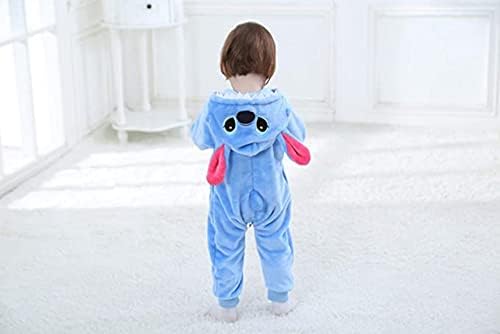 Unisex Baby Flannel Romper Animal Onesie Costume