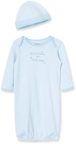 Little Me 2-Piece Nightgown Cap Set for Baby Boys