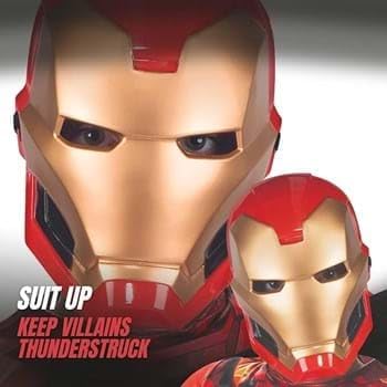 Iron Man Half Mask - Perfect for Kids