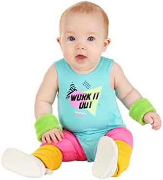 Back to 80s Baby Workout Costume