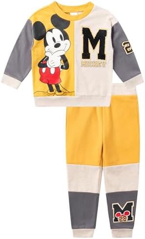 Disney Mickey Mouse Boys Fleece Sweatalt Set for Toddlers