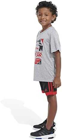 Adidas Boys 2-Piece Game Time Short Set Comfort Style