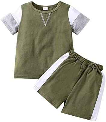 Toddler Boys Short Sleeve Print T-Shirt Shorts Set
