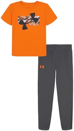 Under Armour Boys Quick-Dry Tee and Jogger Set
