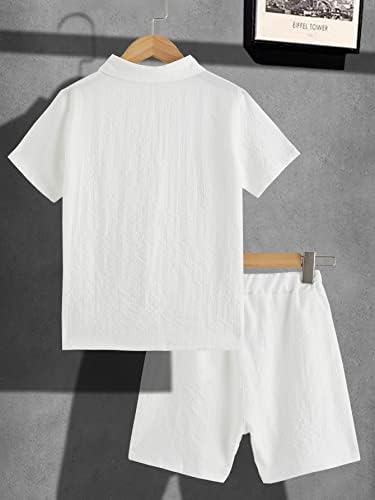 Verdusa Secure Waistband Casual Outfit with Breathable Fabric for Boys