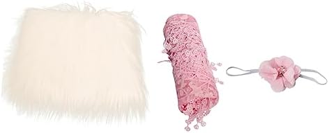 OSALADI Baby Swaddle Blanket Pink