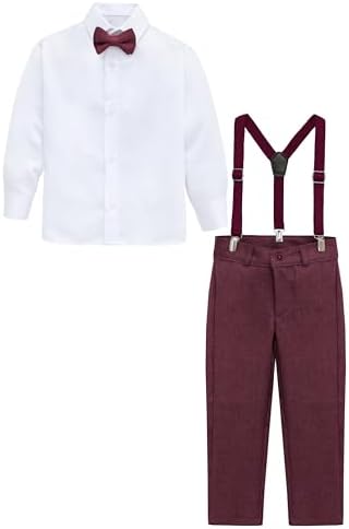 Lilax Boys Formal Slim Fit Pant Set of 4 Pcs 1