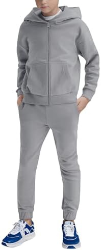 Haloumoning Boys Sweatsuits for Ages 5-14