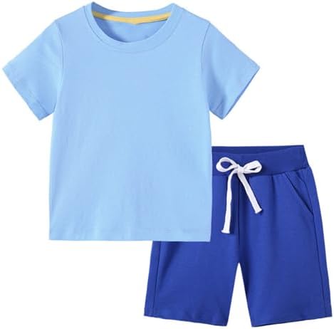 Toddler Boys Comfortable Summer T-Shirts Shorts Tracksuits 1-12 Years