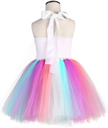 Shimmer Unicorn Dress for Girls 1-10Y