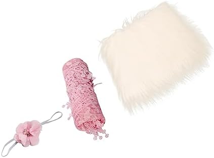 OSALADI Baby Swaddle Blanket Pink