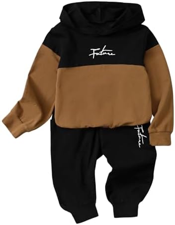 BOMDEALS Christmas Toddler Boys Sweatsuit Set