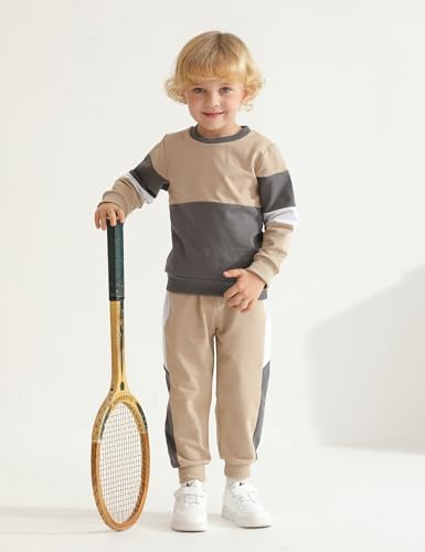 Hevemexy Toddler Boys Fall Winter Set