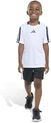 Adidas Boys 3-Stripe Soccer Set