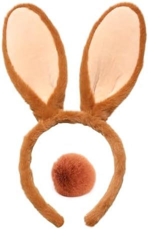 Easter Bunny Headband Tail Costume