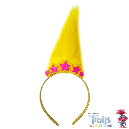 LUV HER Kids Trolls World Tour Headband with Wig