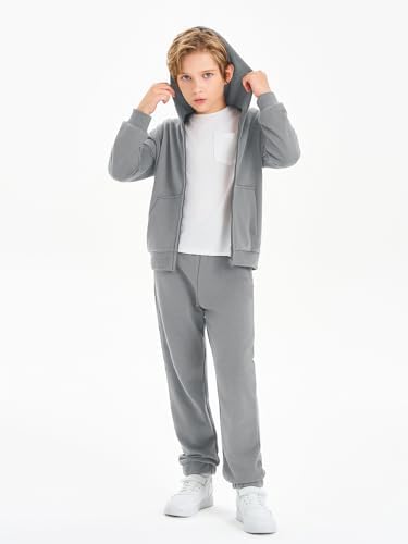 Haloumoning Boys Sweatsuits for Ages 5-14