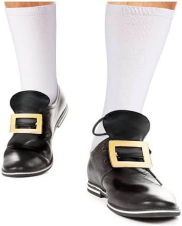 Colonial Style Shoe Buckle and Long White Socks for Kids