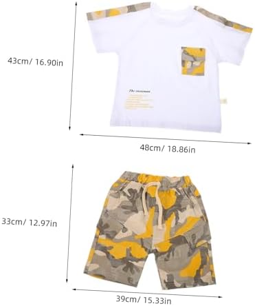 Camouflage summer outfit for boys