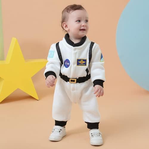 Baby Astronaut Costume Toddler Romper Halloween Daily and Cosplay