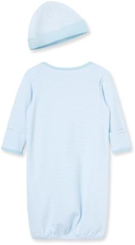 Little Me 2-Piece Nightgown Cap Set for Baby Boys