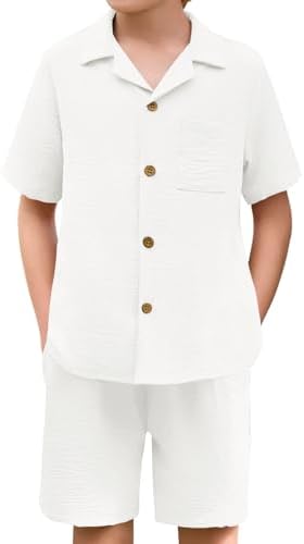 Haloumoning Boys 2-Piece Summer Beach Outfits