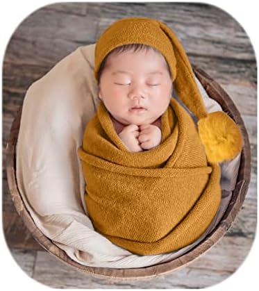 Vemonllas Baby Fun Interactive Sleepy Hat Fabric Wrap Blanket Prop Set