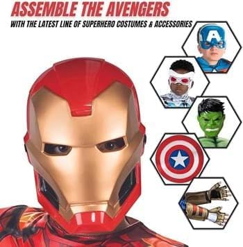 Iron Man Half Mask - Perfect for Kids