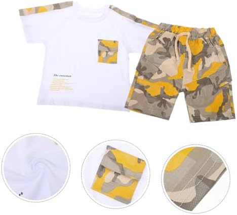 Holibanna Camouflage Boys Summer Outfit Set - Playtime Casual
