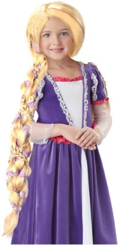 Rapunzel Costume Wig with Flowers for Girls 1