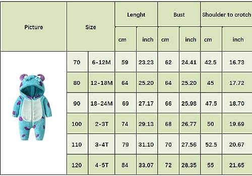 COORALLY Kids Halloween Funny 3D Monster Costumes for Toddlers