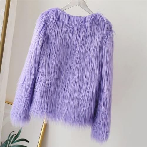 Kids Faux Fur Vest Coat - Thick Warm Fleece Jacket for Toddler Girls