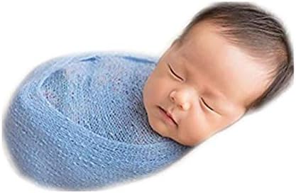 Vemonllas Newborn Baby Blanket - Stretchy Ripple for Photography