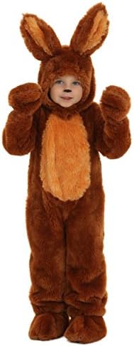 Fuzzy Toddler Brown Bunny Costume for Little Hoppers