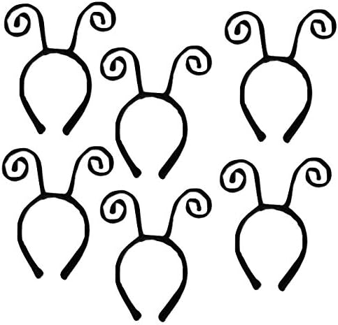 Nicky Bigs Novelties velvet bug antenna costume headband Pack of 6