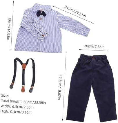 FOMIYES Boys Long Sleeve Oversight Set for SpringFall
