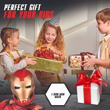 Iron Man Half Mask - Perfect for Kids