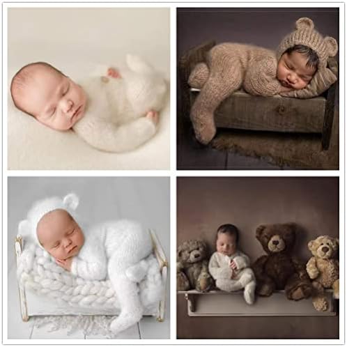 Vemonllas Mohair Baby Costume Set for Photography