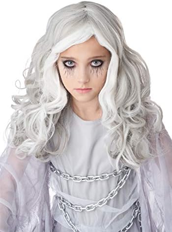 Glow-in-the-Dark Trick-or-Treat Wig for Girls