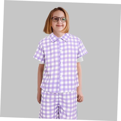 Cool Boys Plaid Summer Short Sleeve Set