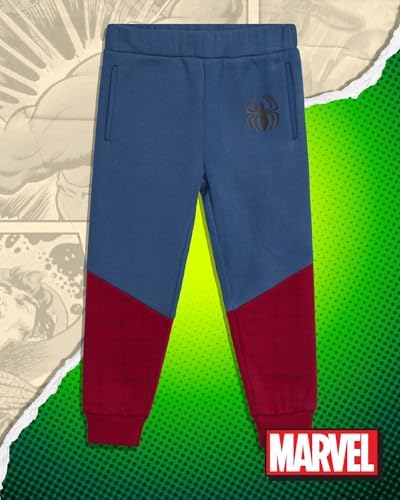 Marvel Boys 2-Piece Fleece Sweatsuit Set - Captain America Spider-Man