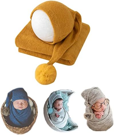 Vemonllas Baby Fun Interactive Sleepy Hat Fabric Wrap Blanket Prop Set